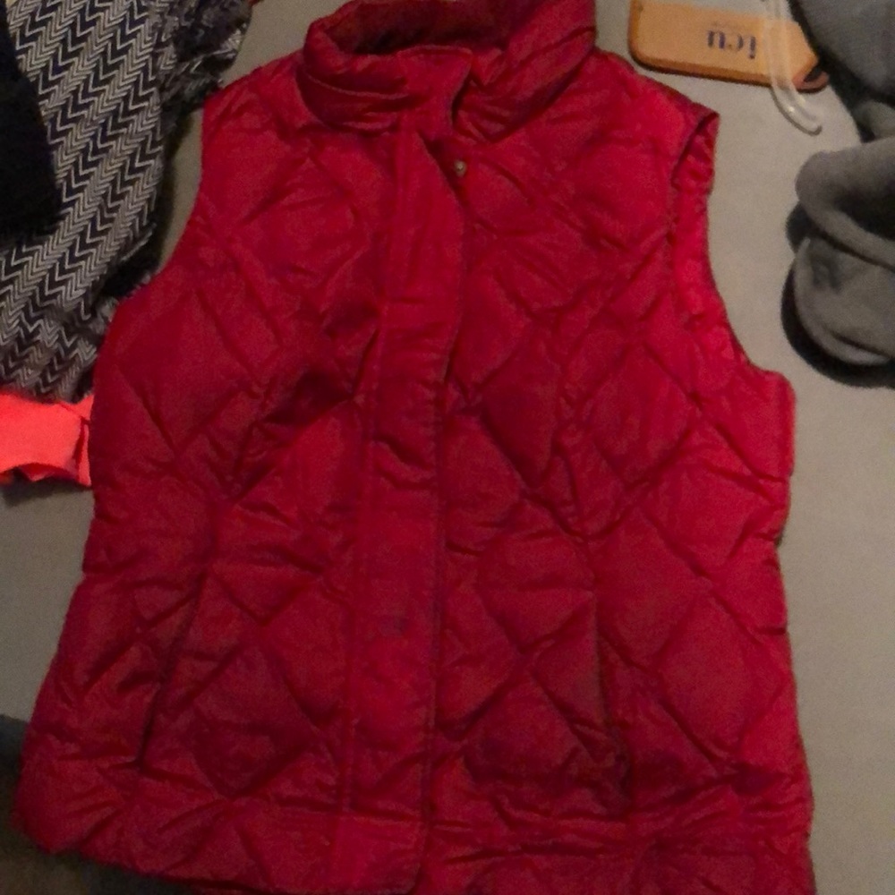 Red old navy vest